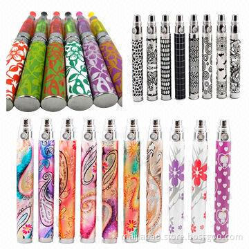 E-cigarette Batteries with Beautiful Appearance, Colorful Flower eGo-Q Batteries